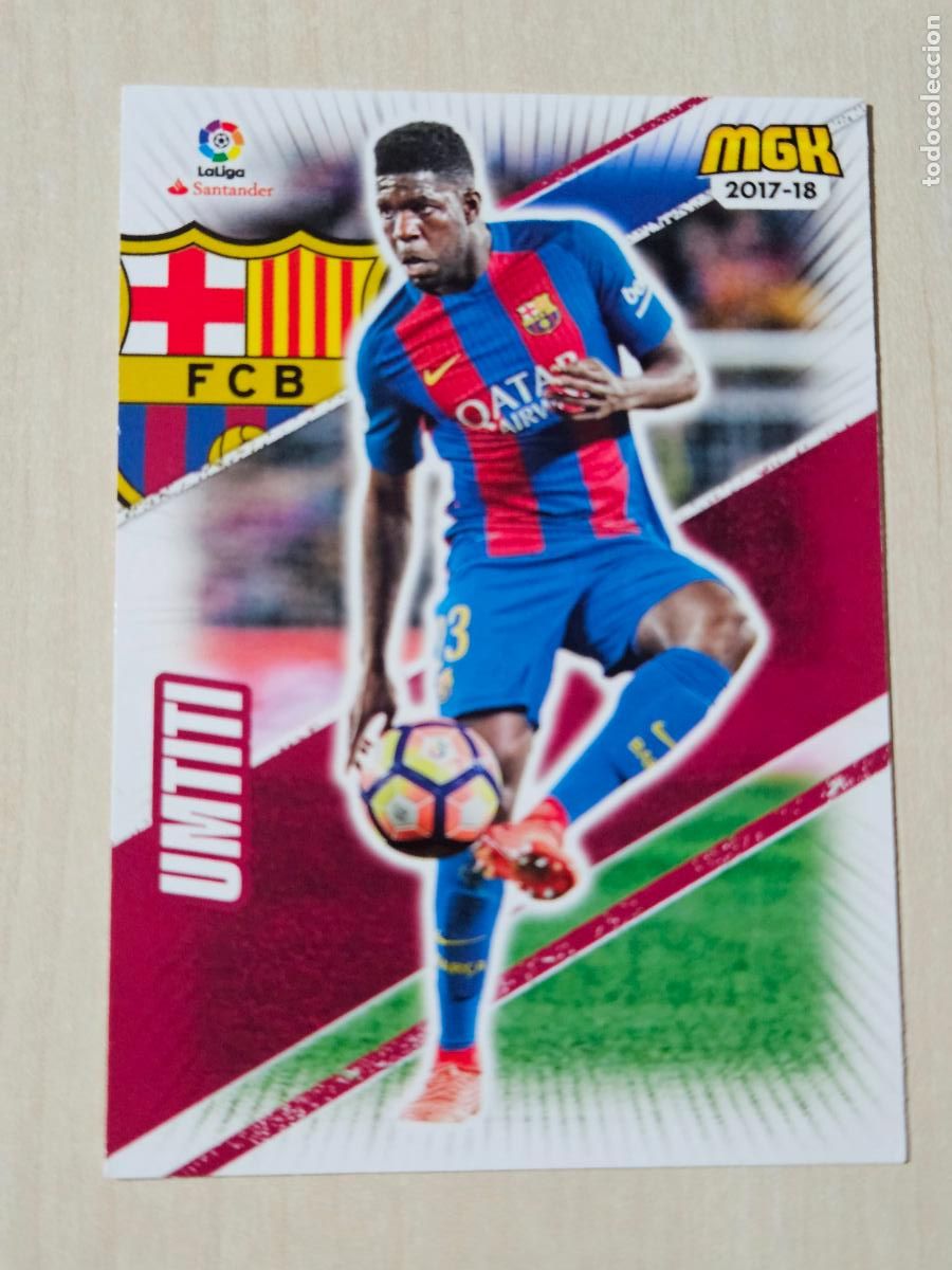 Figurine di Calcio: CROMO N&ordm; 88 UMTITI - MEGACRACKS 2017 18 - BARCELONA