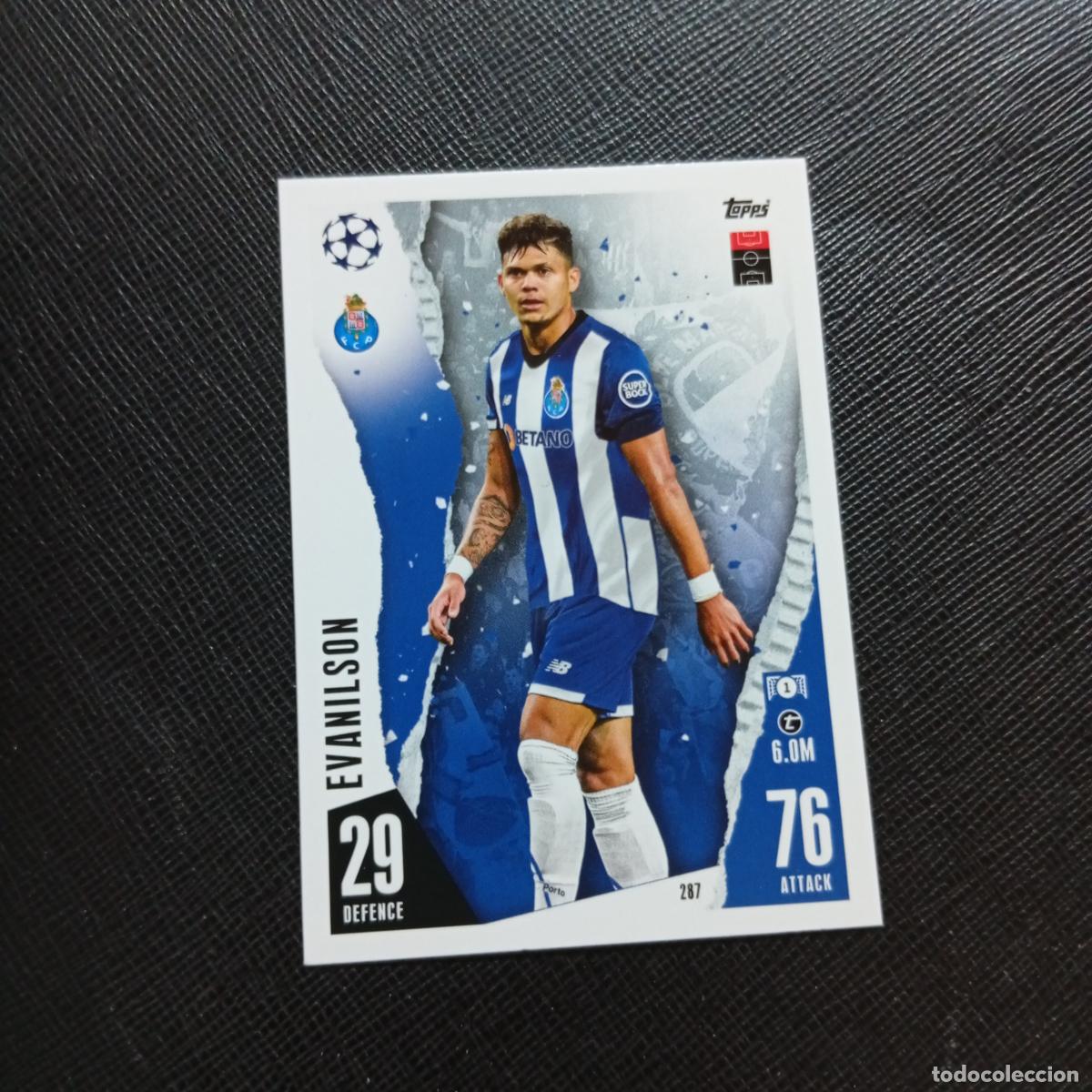 Cromos de f&uacute;tbol: 287 EVANILSON PORTO OPORTO TOPPS MATCH ATTAX 2023 2024 FUTBOL CROMO 23 24 - A217 PG32