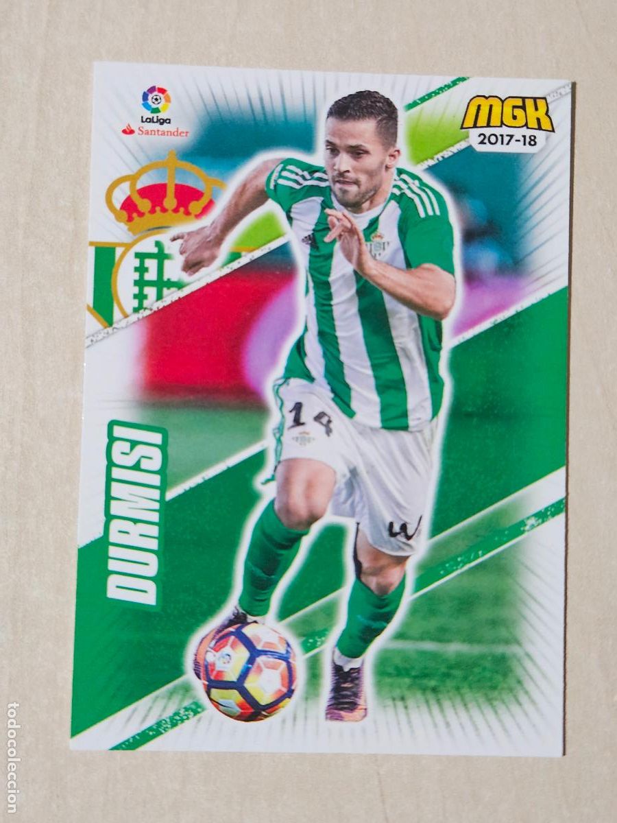 Cromos de f&uacute;tbol: CROMO N&ordm; 117 DURMISI - MEGACRACKS 2017 18 - REAL BETIS