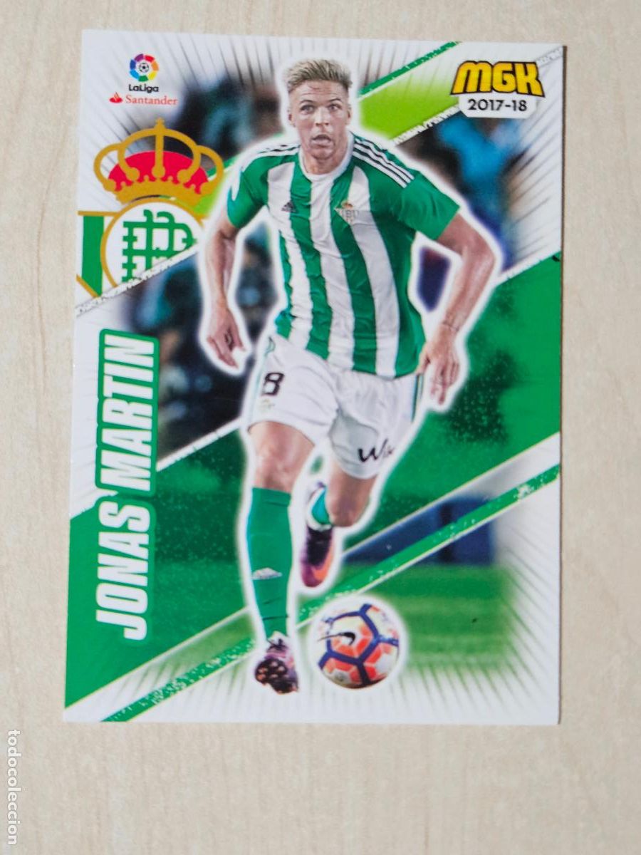 Cromos de f&uacute;tbol: CROMO N&ordm; 120 JONAS MARTIN - MEGACRACKS 2017 18 - REAL BETIS