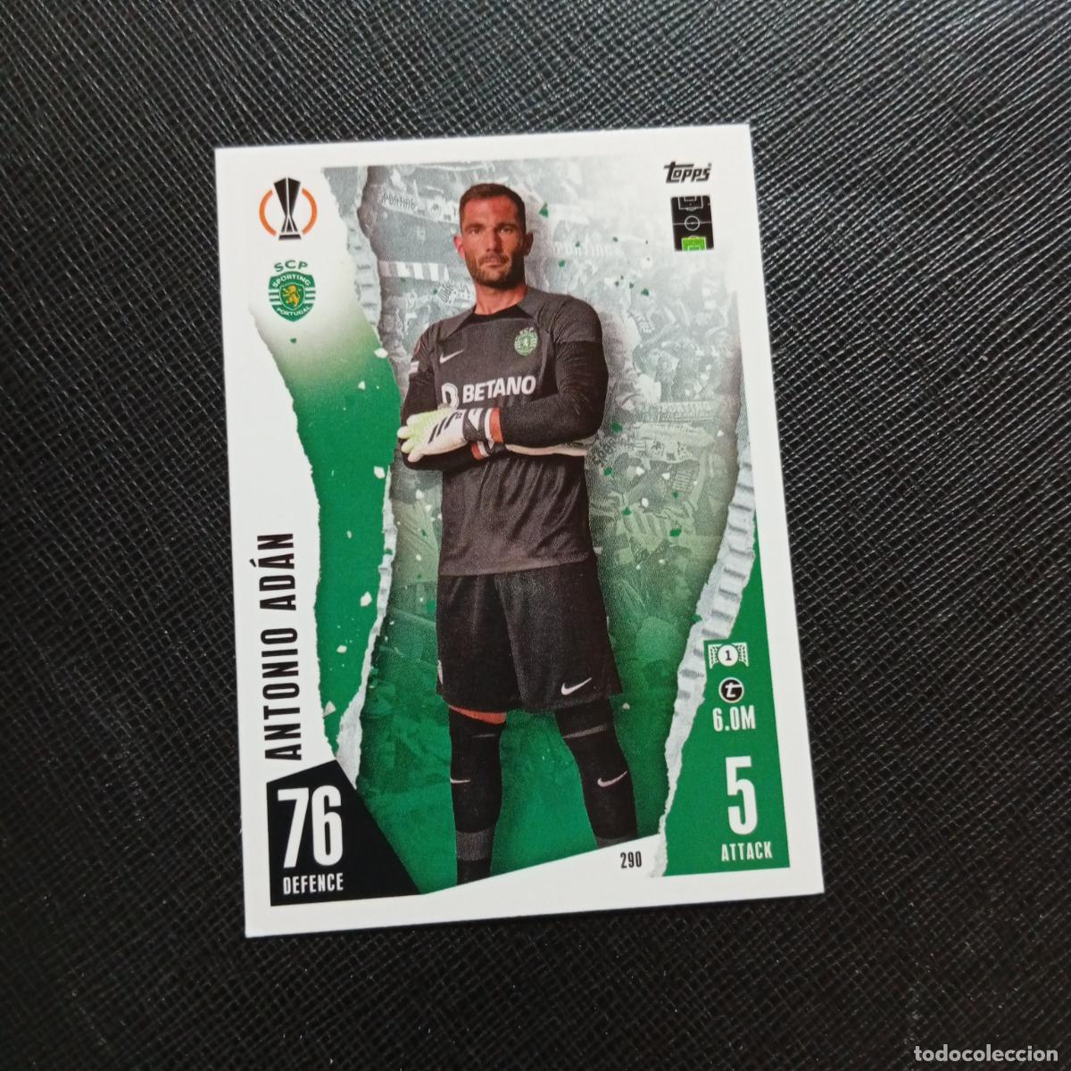 Cromos de f&uacute;tbol: 290 ADAN SPORTING LISBOA TOPPS MATCH ATTAX 2023 2024 FUTBOL CROMO 23 24 - A217 PG33