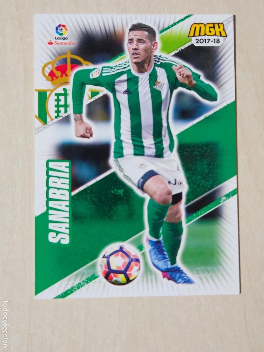 Cromos de f&uacute;tbol: CROMO N&ordm; 126 SANABRIA - MEGACRACKS 2017 18 - REAL BETIS