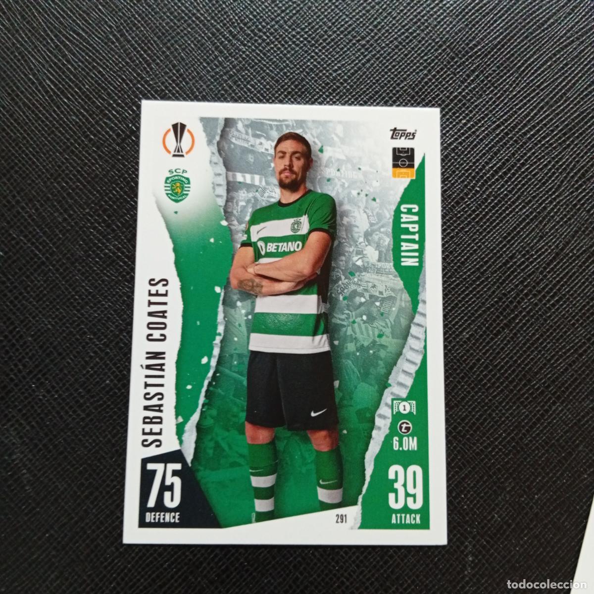 Cromos de f&uacute;tbol: 291 COATES SPORTING LISBOA TOPPS MATCH ATTAX 2023 2024 FUTBOL CROMO 23 24 - A217 PG33