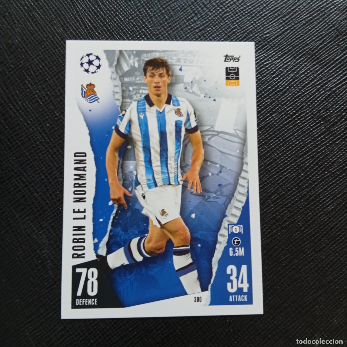 Fu&szlig;ball-Sticker: 300 LE NORMAND REAL SOCIEDAD TOPPS MATCH ATTAX 2023 2024 FUTBOL CROMO 23 24 - A217 PG34