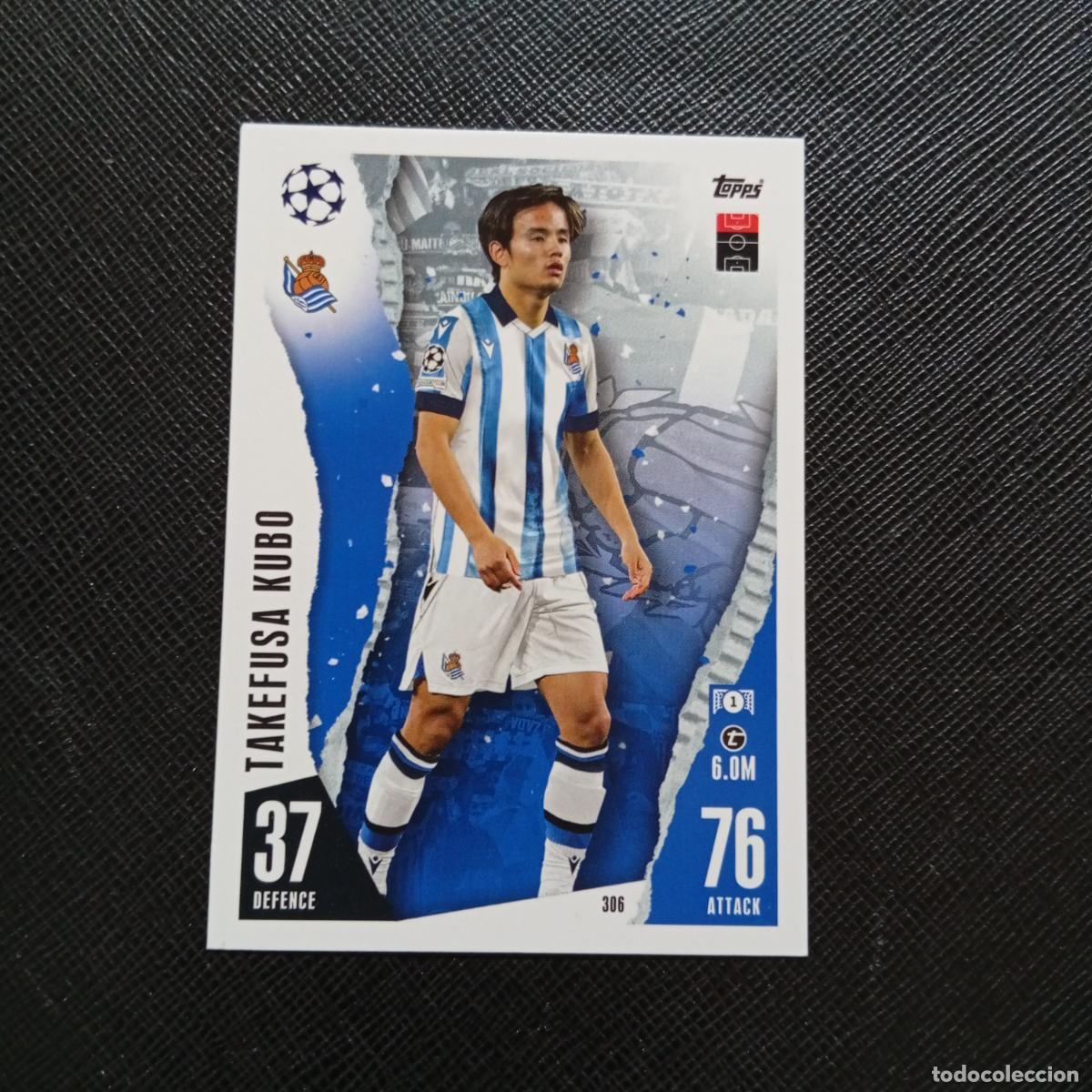Cromos de f&uacute;tbol: 306 KUBO REAL SOCIEDAD TOPPS MATCH ATTAX 2023 2024 FUTBOL CROMO 23 24 - A217 PG34