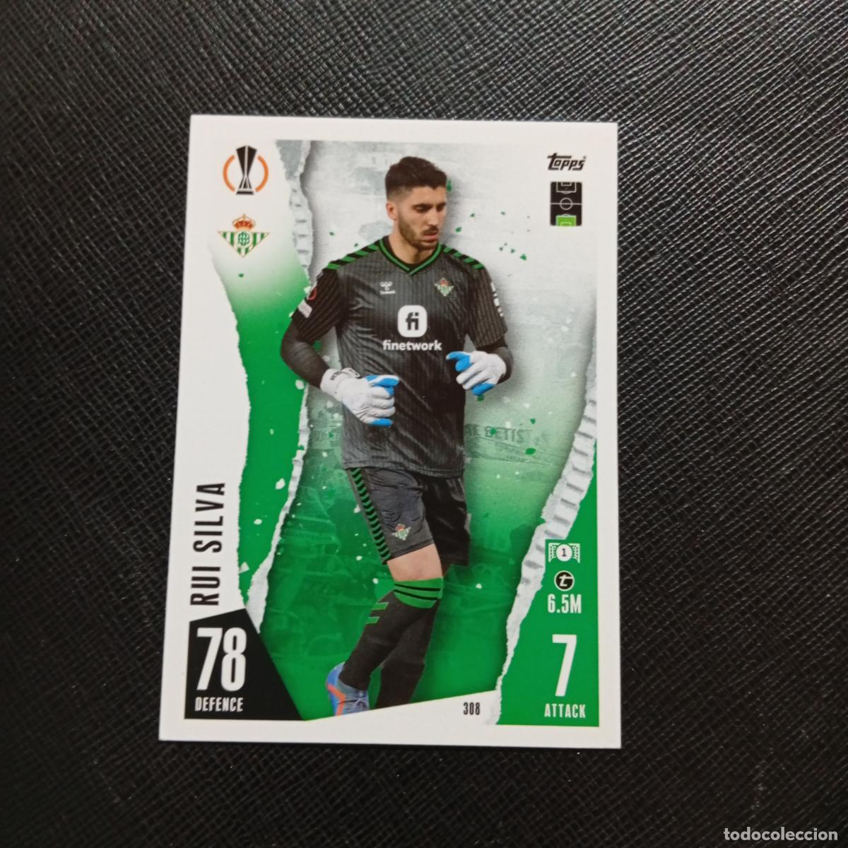 Cromos de f&uacute;tbol: 308 RUI SILVA REAL BETIS TOPPS MATCH ATTAX 2023 2024 FUTBOL CROMO 23 24 - A217 PG35