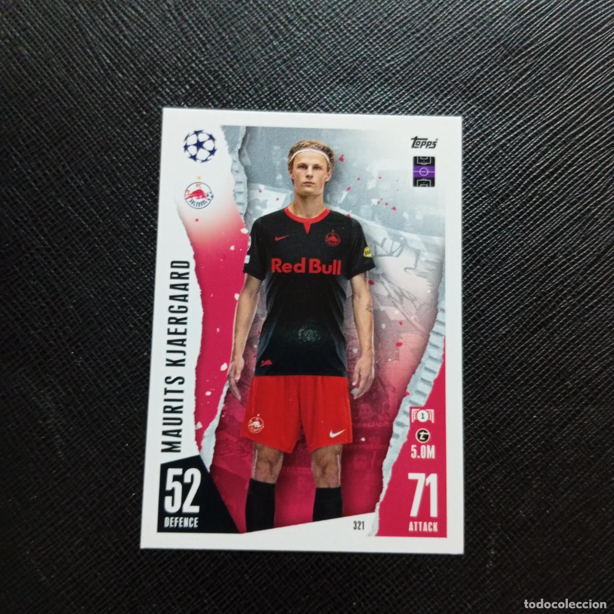 Cromos de f&uacute;tbol: 321 KJAERGAARD SALZBURG TOPPS MATCH ATTAX 2023 2024 FUTBOL CROMO 23 24 - A217 PG36