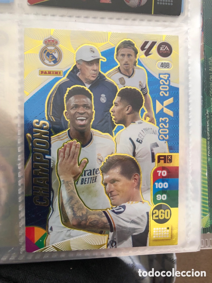 Cromos de f&uacute;tbol: Adrenalyn 2024 2025 / 24 25 Champions Card 468 Real Madrid 2023 2024 / 23 24