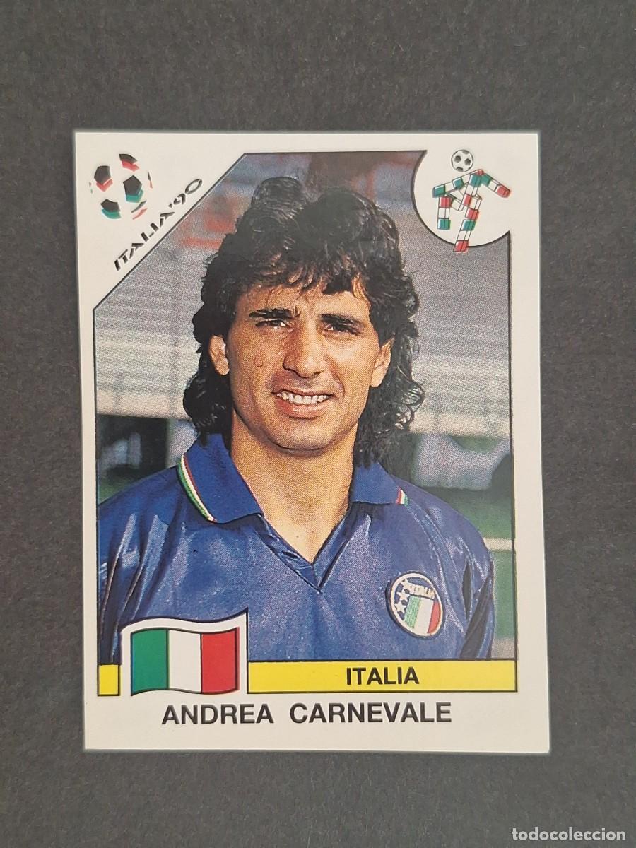 Cromos de f&uacute;tbol: L3 ANDREA CARNEVALE SELECCION ITALIA 55 MUNDIAL ITALIA 90 1990 PANINI NUNCA PEGADO SIN PEGAR