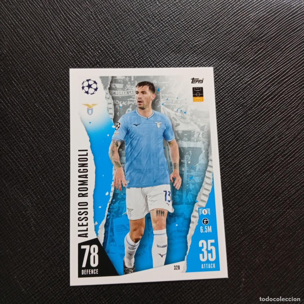 Fu&szlig;ball-Sticker: 328 ALESSIO ROMAGNOLI LAZIO TOPPS MATCH ATTAX 2023 2024 FUTBOL CROMO 23 24 - A217 PG37