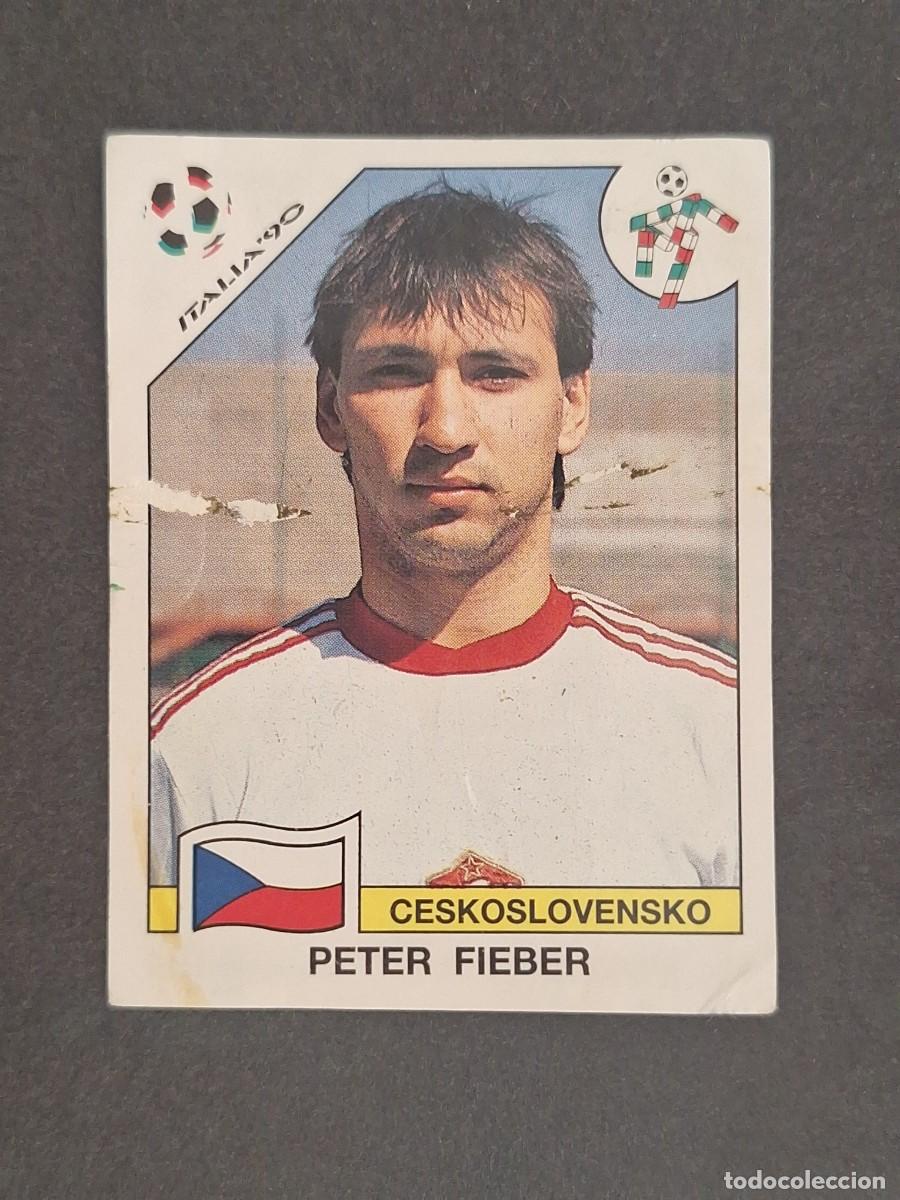 Cromos de f&uacute;tbol: L3 PETER FIEBER SELECCION CHECOSLOVAQUIA 85 MUNDIAL ITALIA 90 1990 PANINI NUNCA PEGADO SIN PEGAR