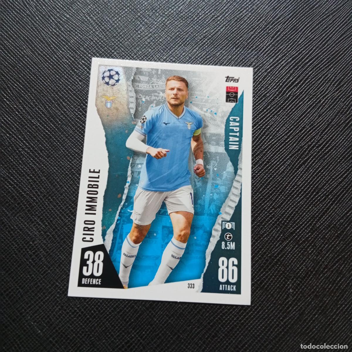 Cromos de f&uacute;tbol: 333 IMMOBILE LAZIO TOPPS MATCH ATTAX 2023 2024 FUTBOL CROMO 23 24 - A217 PG37