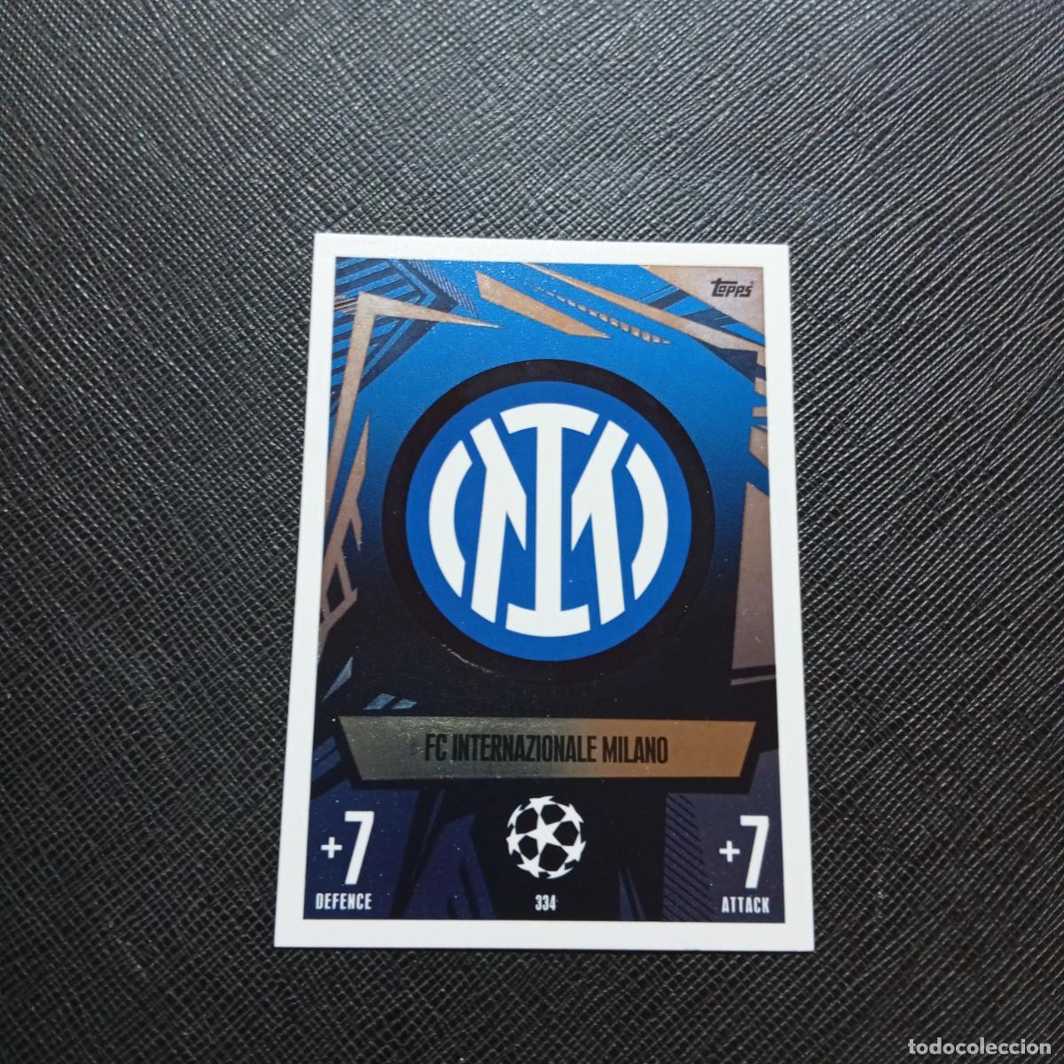 Cromos de f&uacute;tbol: 334 ESCUDO INTER MILAN TOPPS MATCH ATTAX 2023 2024 FUTBOL CROMO 23 24 - A217 PG37