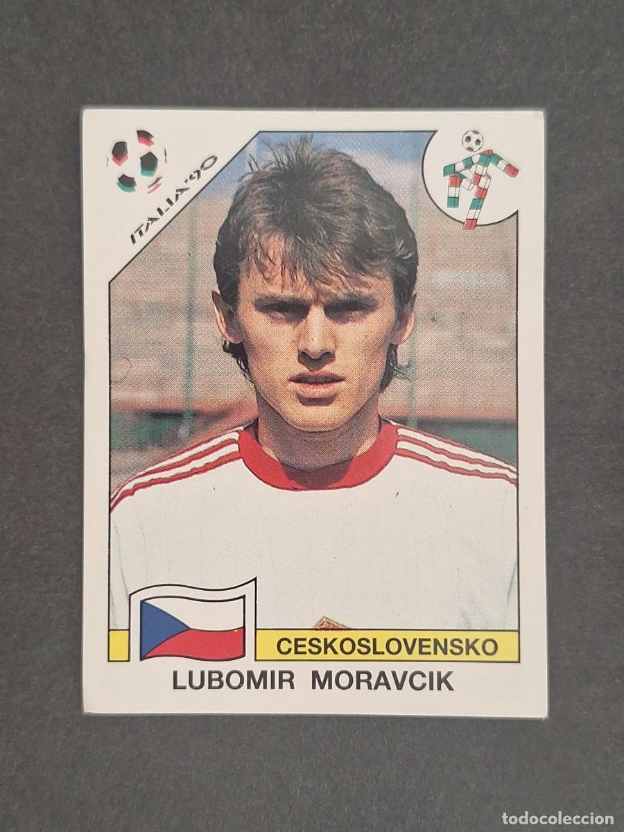 Cromos de f&uacute;tbol: L3 LUBOMIR MORAVCIK SELECCION CHECOSLOVAQUIA 89 MUNDIAL ITALIA 90 1990 PANINI NUNCA PEGADO SIN PEGAR