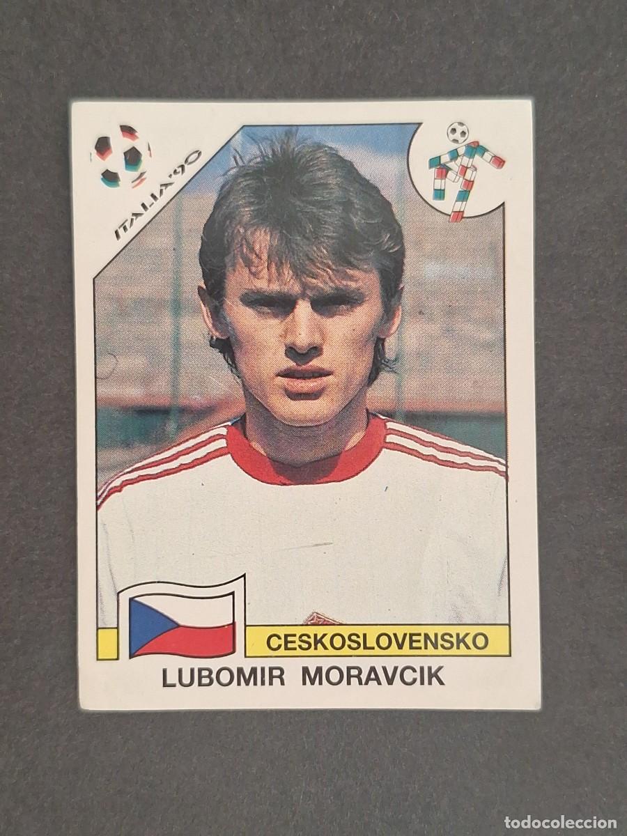 Cromos de f&uacute;tbol: L3 LUBOMIR MORAVCIK SELECCION CHECOSLOVAQUIA 89 MUNDIAL ITALIA 90 1990 PANINI NUNCA PEGADO SIN PEGAR