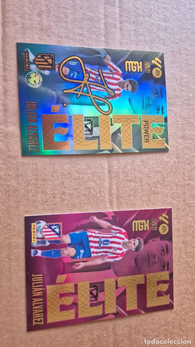 Cromos de f&uacute;tbol: LOTE MEGACRACKS 2026 2027 JULIAN ALVAREZ ELITE Y ELITE POWER