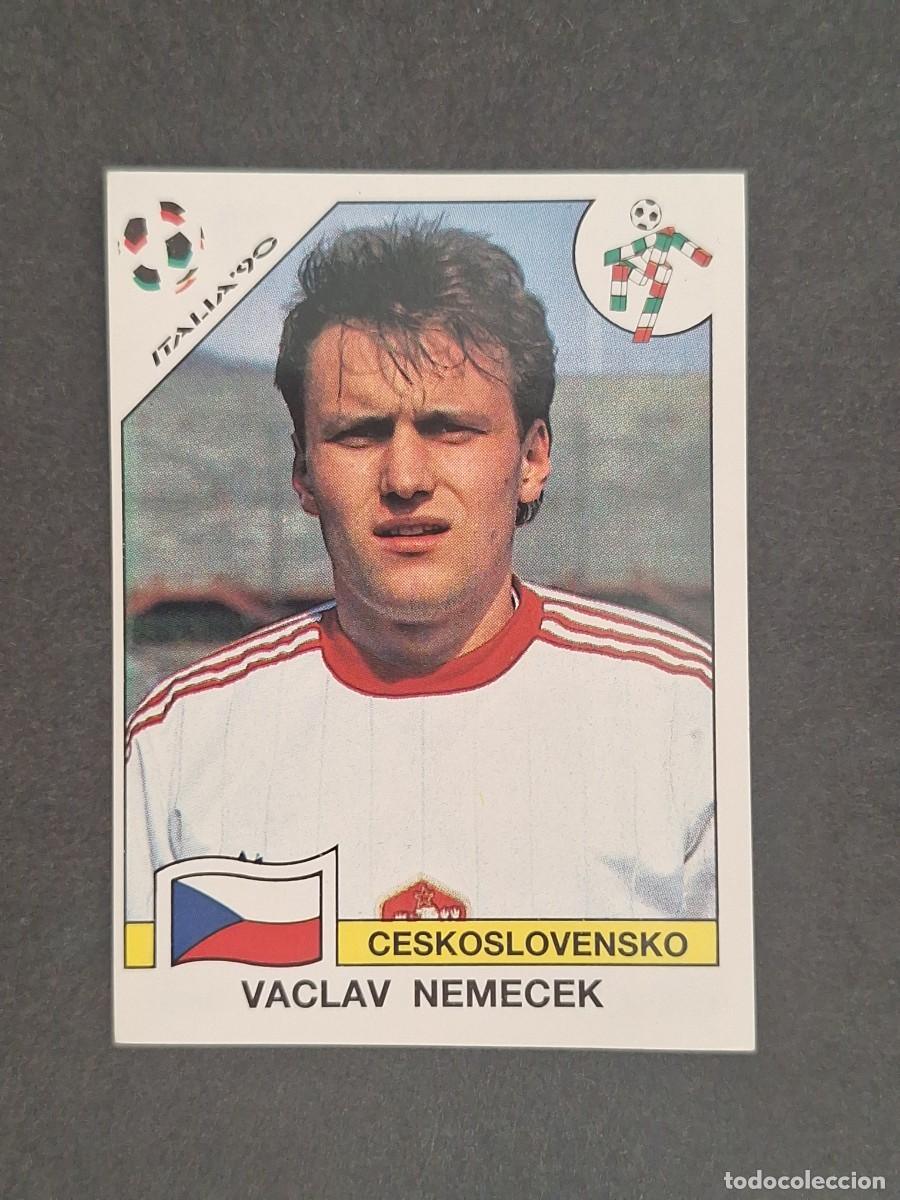 Cartes &agrave; collectionner de Football: L3 VACLAV NEMECEK SELECCION CHECOSLOVAQUIA 90 MUNDIAL ITALIA 90 1990 PANINI NUNCA PEGADO SIN PEGAR