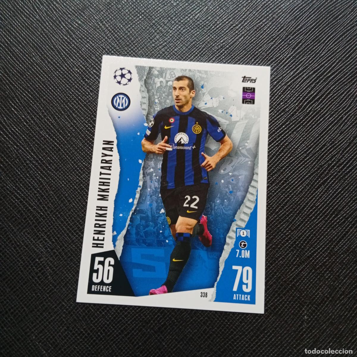 Football Stickers: 338 MKHITARYAN INTER MILAN TOPPS MATCH ATTAX 2023 2024 FUTBOL CROMO 23 24 - A217 PG38
