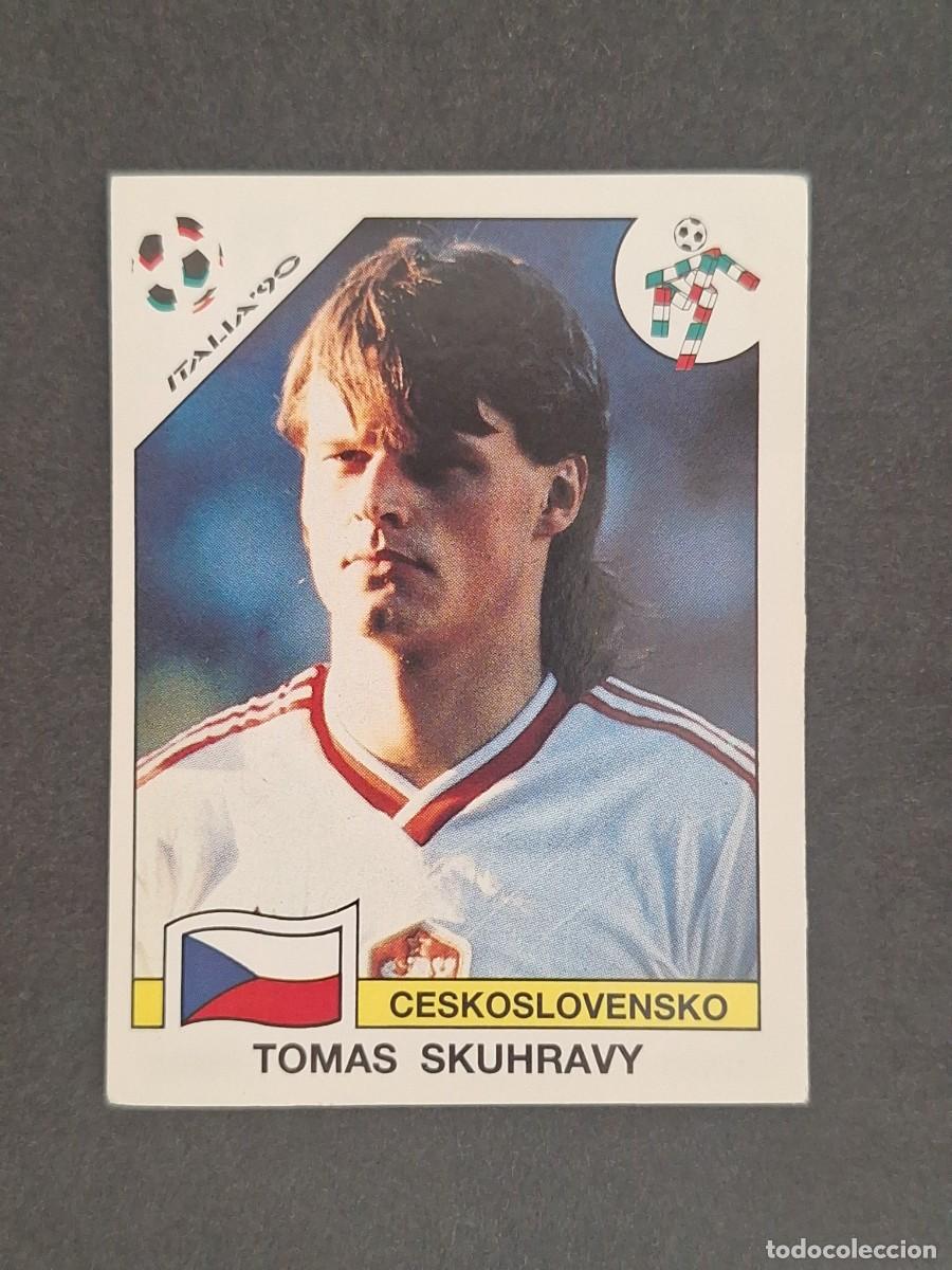 Figurine di Calcio: L3 TOMAS SKUHRAVY SELECCION CHECOSLOVAQUIA 94 MUNDIAL ITALIA 90 1990 PANINI NUNCA PEGADO SIN PEGAR