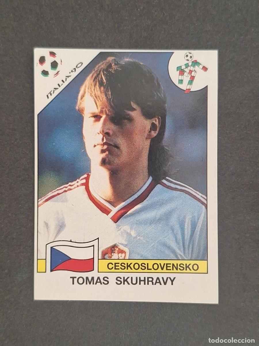 Figurine di Calcio: L3 TOMAS SKUHRAVY SELECCION CHECOSLOVAQUIA 94 MUNDIAL ITALIA 90 1990 PANINI NUNCA PEGADO SIN PEGAR
