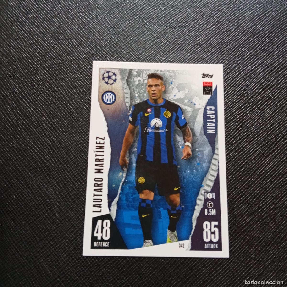 Figurine di Calcio: 342 LAUTARO MARTINEZ INTER MILAN TOPPS MATCH ATTAX 2023 2024 FUTBOL CROMO 23 24 - A217 PG38