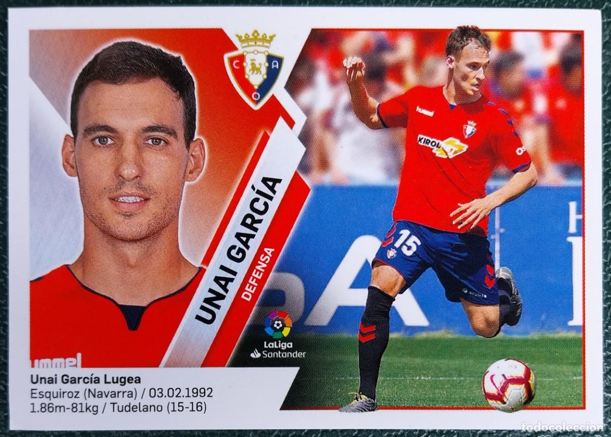 Cromos de f&uacute;tbol: 5 UNAI GARCIA OSASUNA CROMOS ALBUM EDICIONES ESTE 2019 2020 19 20