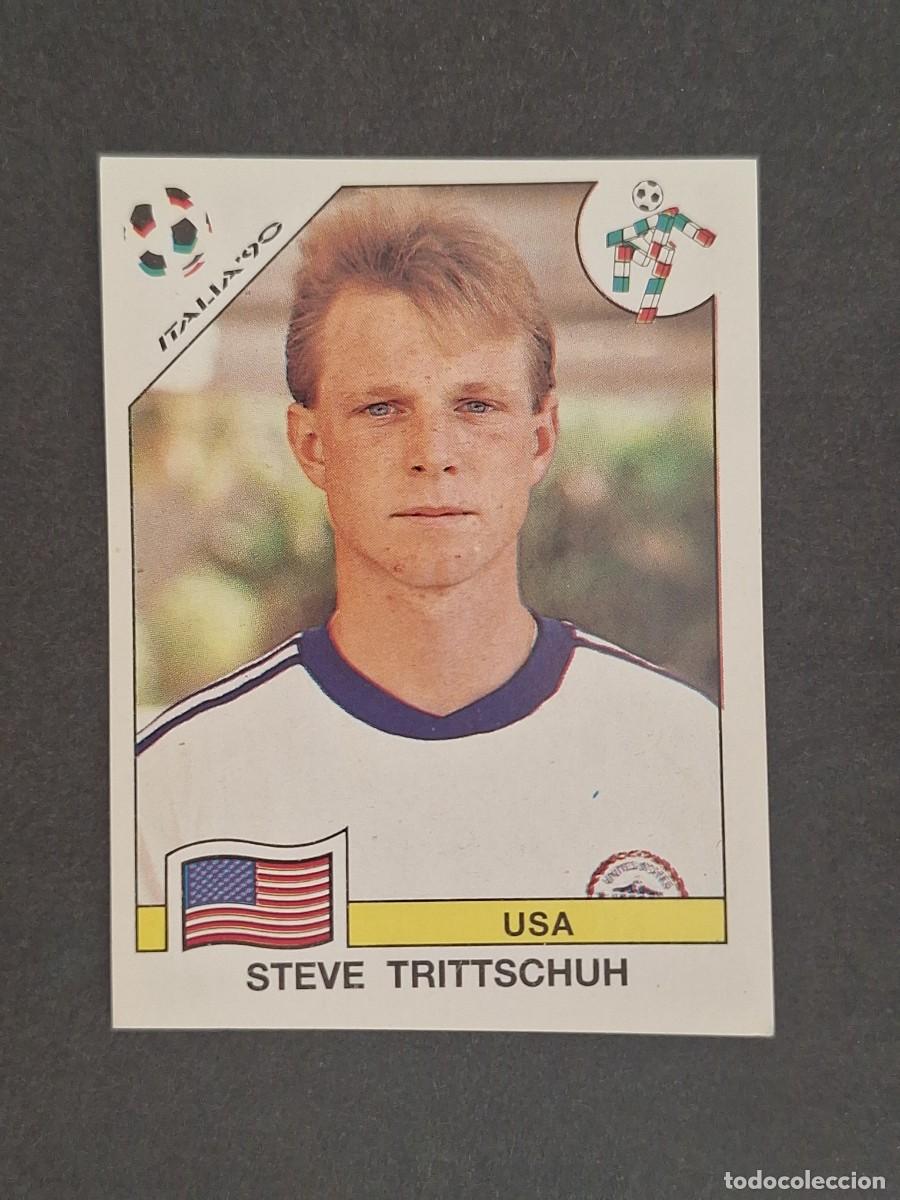 Cromos de f&uacute;tbol: L3 STEVE TRITTSCHUH SELECCION USA 102 MUNDIAL ITALIA 90 1990 PANINI NUNCA PEGADO SIN PEGAR