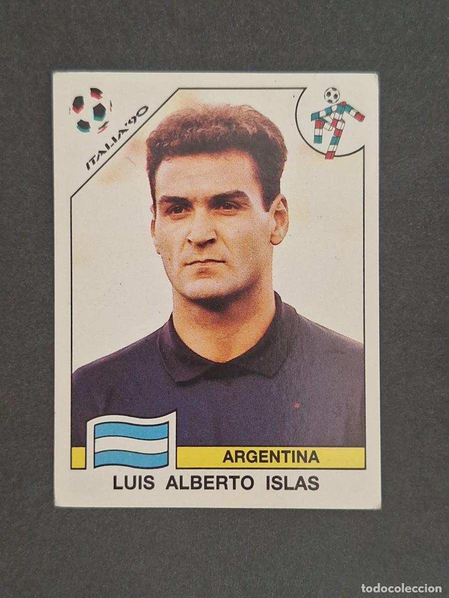 Cartes &agrave; collectionner de Football: L3 LUIS ALBERTO ISLAS SELECCION ARGENTINA 116 MUNDIAL ITALIA 90 1990 PANINI NUNCA PEGADO SIN PEGAR