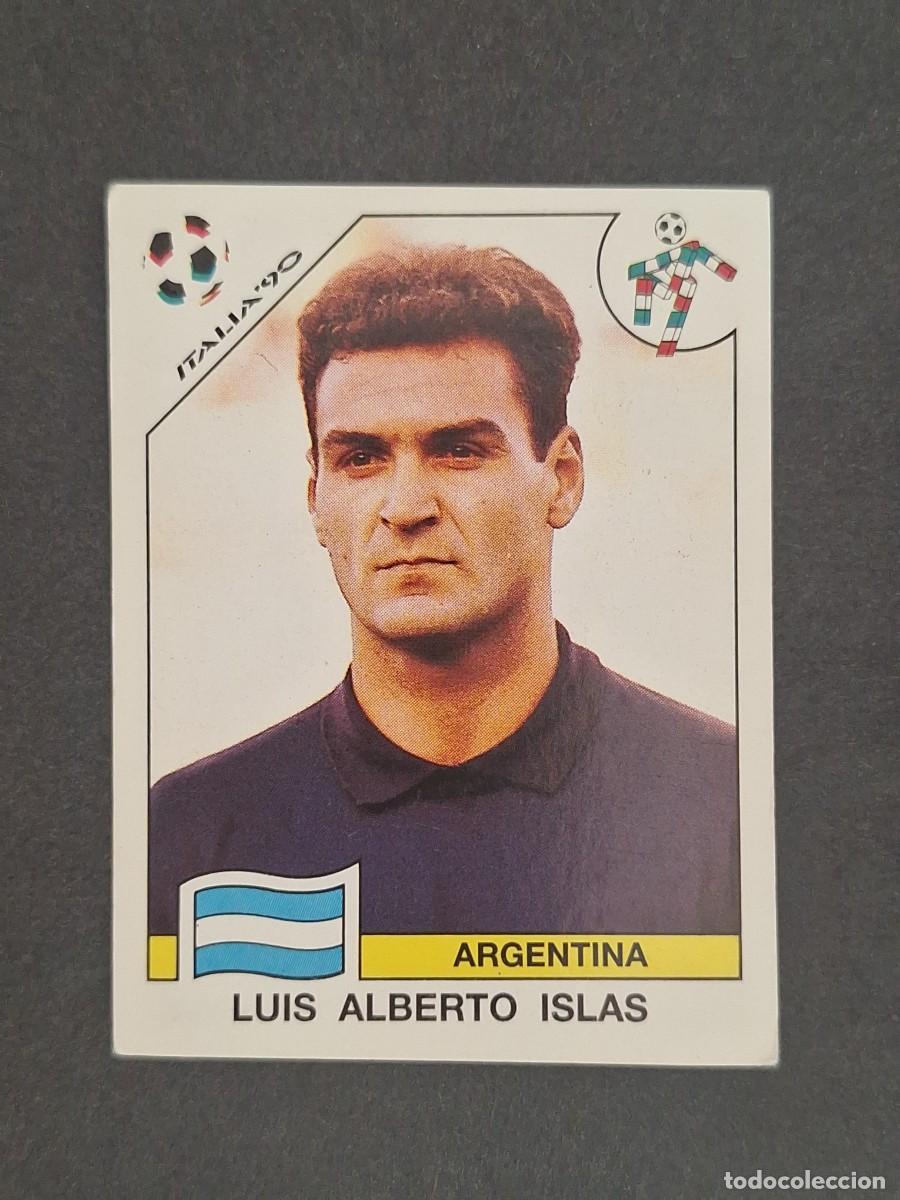 Cartes &agrave; collectionner de Football: L3 LUIS ALBERTO ISLAS SELECCION ARGENTINA 116 MUNDIAL ITALIA 90 1990 PANINI NUNCA PEGADO SIN PEGAR