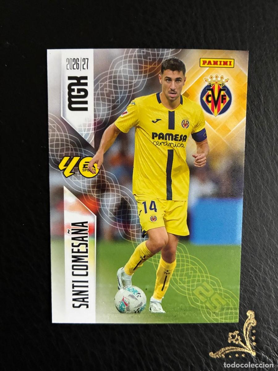 Figurine di Calcio: 370 SANTI COMESA&Ntilde;A VILLARREAL MEGACRACKS 2026 2027 26 27 PANINI LIGA CARD