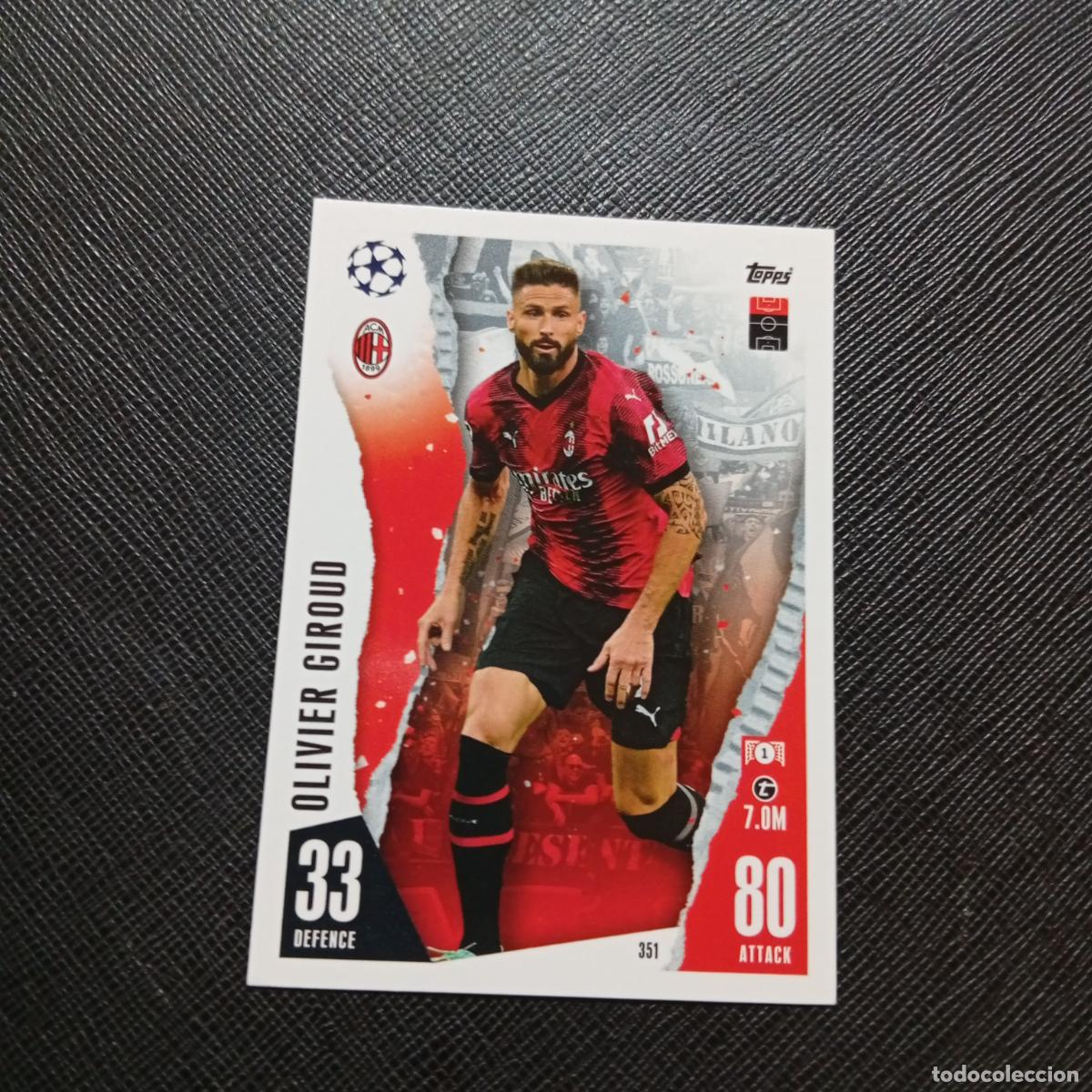 Figurine di Calcio: 351 GIROUD MILAN TOPPS MATCH ATTAX 2023 2024 FUTBOL CROMO 23 24 - A217 PG39