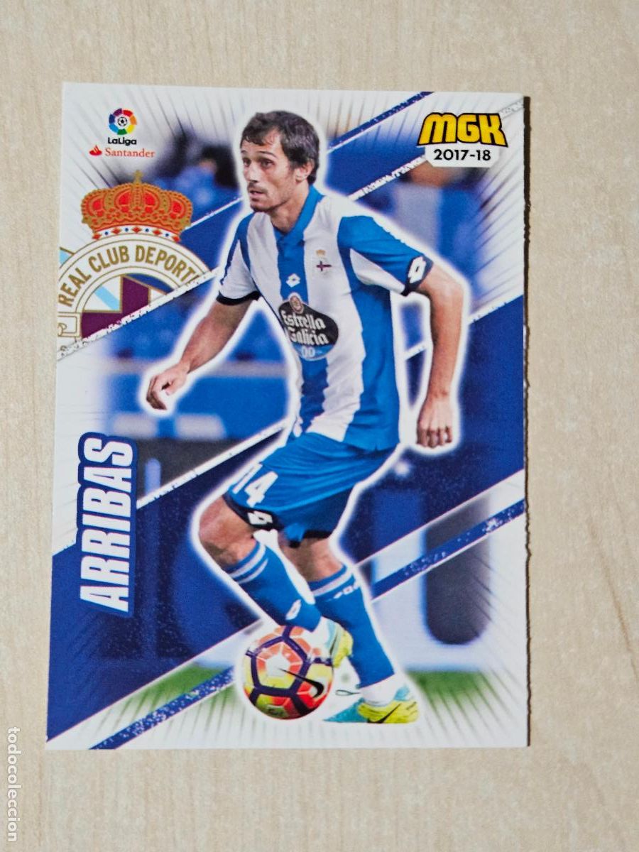 Football Stickers: CROMO N&ordm; 168 ARRIBAS - MEGACRACKS 2017 18 - DEPORTIVO DE LA CORU&Ntilde;A