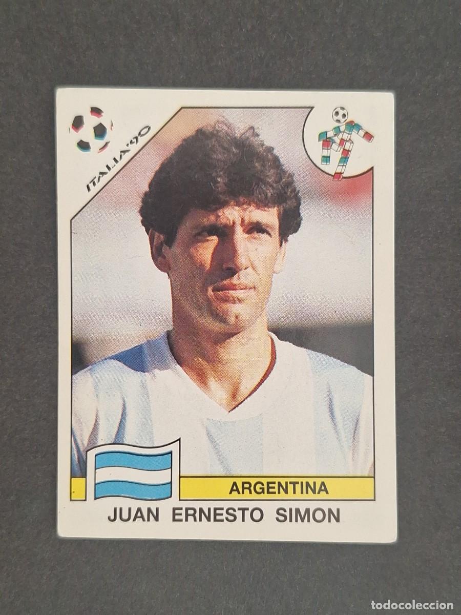 Football Stickers: L3 JUAN ERNESTO SIMON SELECCION ARGENTINA 119 MUNDIAL ITALIA 90 1990 PANINI NUNCA PEGADO SIN PEGAR