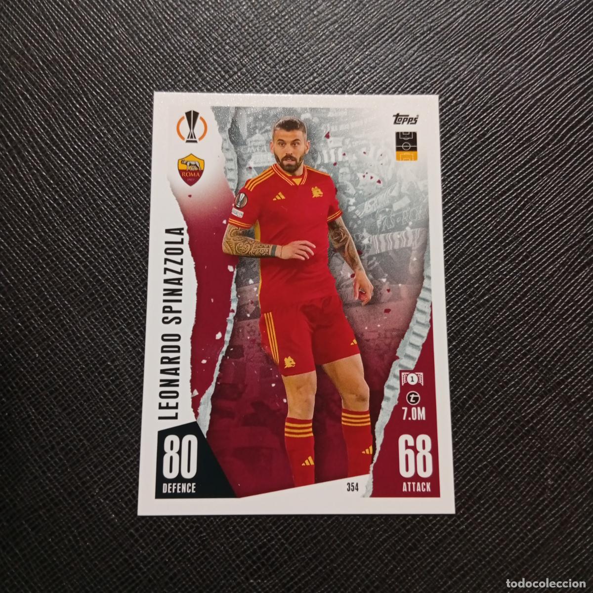 Cromos de Futebol: 354 SPINAZZOLA ROMA TOPPS MATCH ATTAX 2023 2024 FUTBOL CROMO 23 24 - A217 PG40