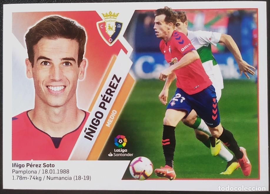 Cromos de Futebol: 10 I&Ntilde;IGO PEREZ OSASUNA CROMOS ALBUM EDICIONES ESTE 2019 2020 19 20