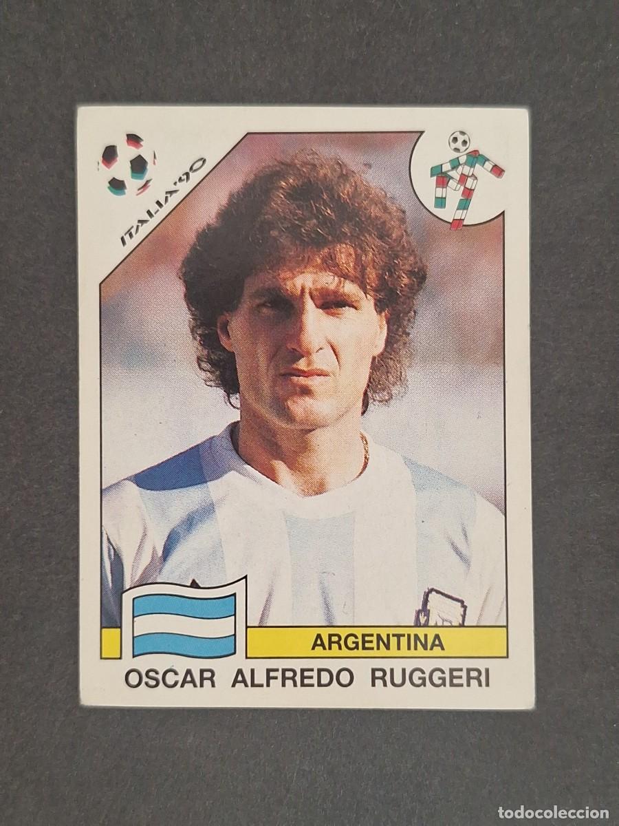 Cromos de f&uacute;tbol: L3 OSCAR A. RUGGERI SELECCION ARGENTINA 120 MUNDIAL ITALIA 90 1990 PANINI NUNCA PEGADO SIN PEGAR