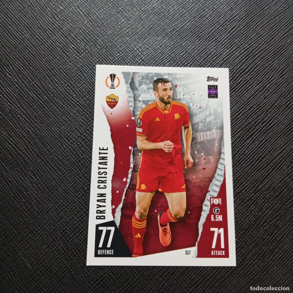 Cromos de f&uacute;tbol: 357 CRISTANTE ROMA TOPPS MATCH ATTAX 2023 2024 FUTBOL CROMO 23 24 - A217 PG40
