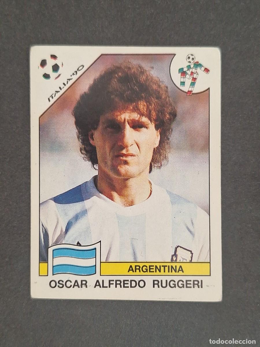 Cromos de f&uacute;tbol: L3 OSCAR A. RUGGERI SELECCION ARGENTINA 120 MUNDIAL ITALIA 90 1990 PANINI NUNCA PEGADO SIN PEGAR