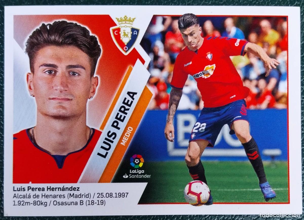 Cromos de f&uacute;tbol: 12B / 12 B LUIS PEREA OSASUNA CROMOS ALBUM EDICIONES ESTE 2019 2020 19 20