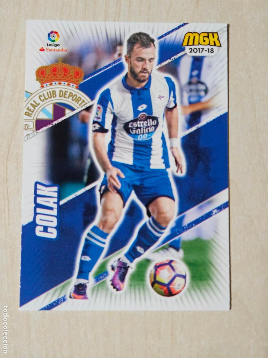 Cromos de f&uacute;tbol: CROMO N&ordm; 175 COLAK - MEGACRACKS 2017 18 - DEPORTIVO DE LA CORU&Ntilde;A