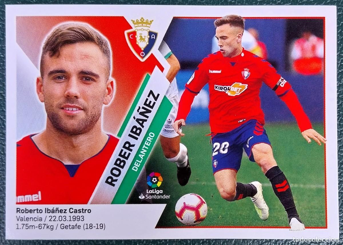 Cromos de f&uacute;tbol: 13 ROBERT IBA&Ntilde;EZ OSASUNA CROMOS ALBUM EDICIONES ESTE 2019 2020 19 20
