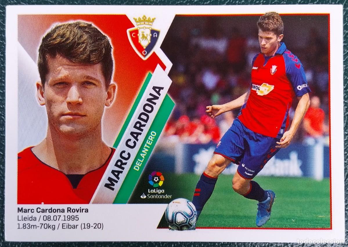 Cromos de f&uacute;tbol: 13 BIS MARC CARDONA OSASUNA COLOCA CROMOS ALBUM EDICIONES ESTE 2019 2020 19 20