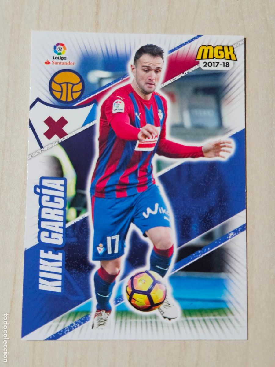 Football Stickers: CROMO N&ordm; 206 KIKE GARCIA - MEGACRACKS 2017 18 - EIBAR
