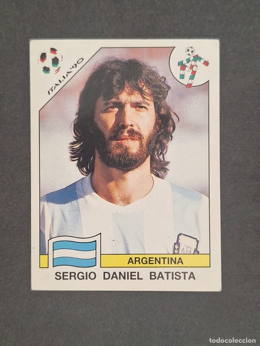 Football Stickers: L3 SERGIO D. BATISTA SELECCION ARGENTINA 124 MUNDIAL ITALIA 90 1990 PANINI NUNCA PEGADO SIN PEGAR