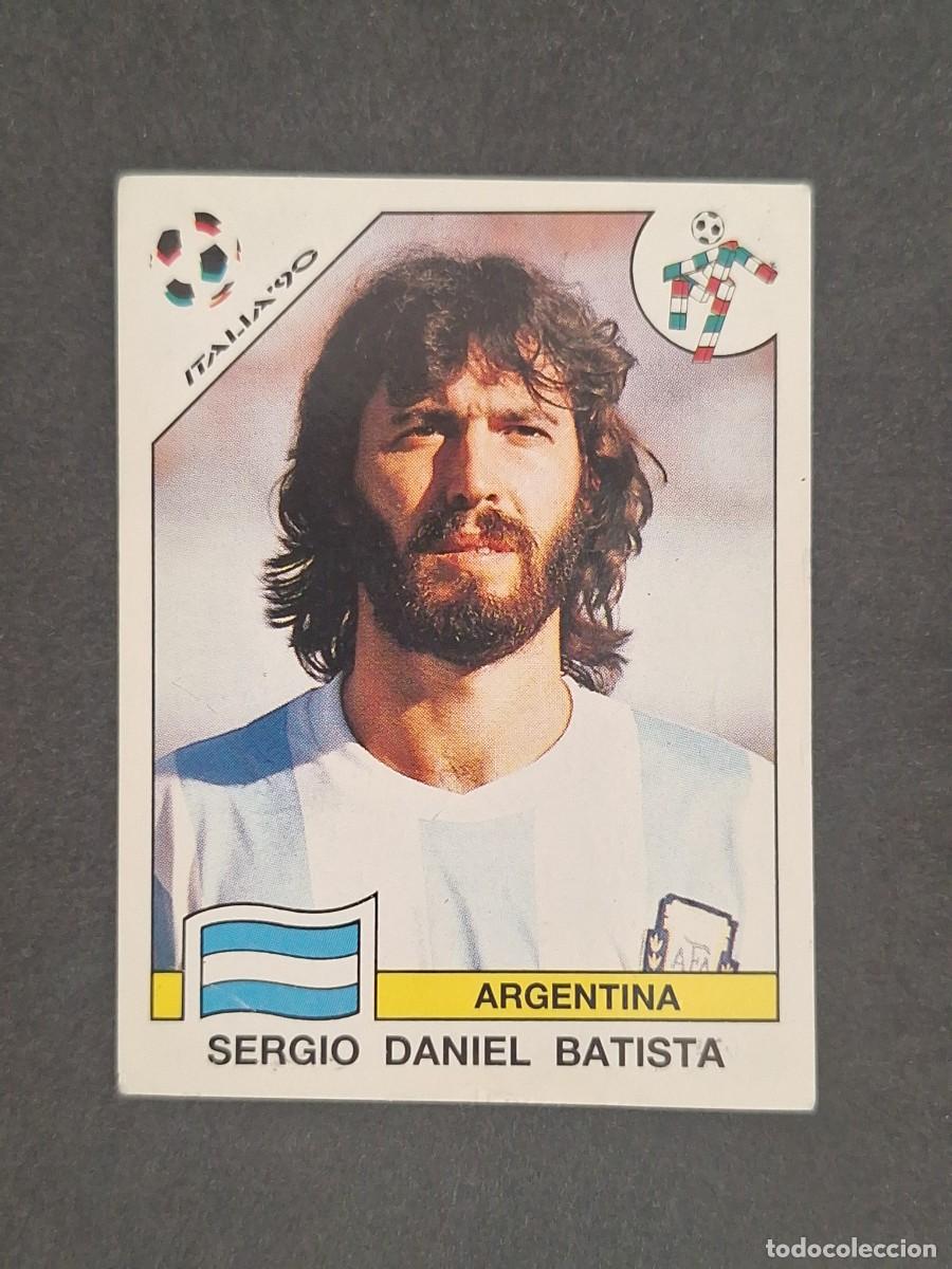 Football Stickers: L3 SERGIO D. BATISTA SELECCION ARGENTINA 124 MUNDIAL ITALIA 90 1990 PANINI NUNCA PEGADO SIN PEGAR