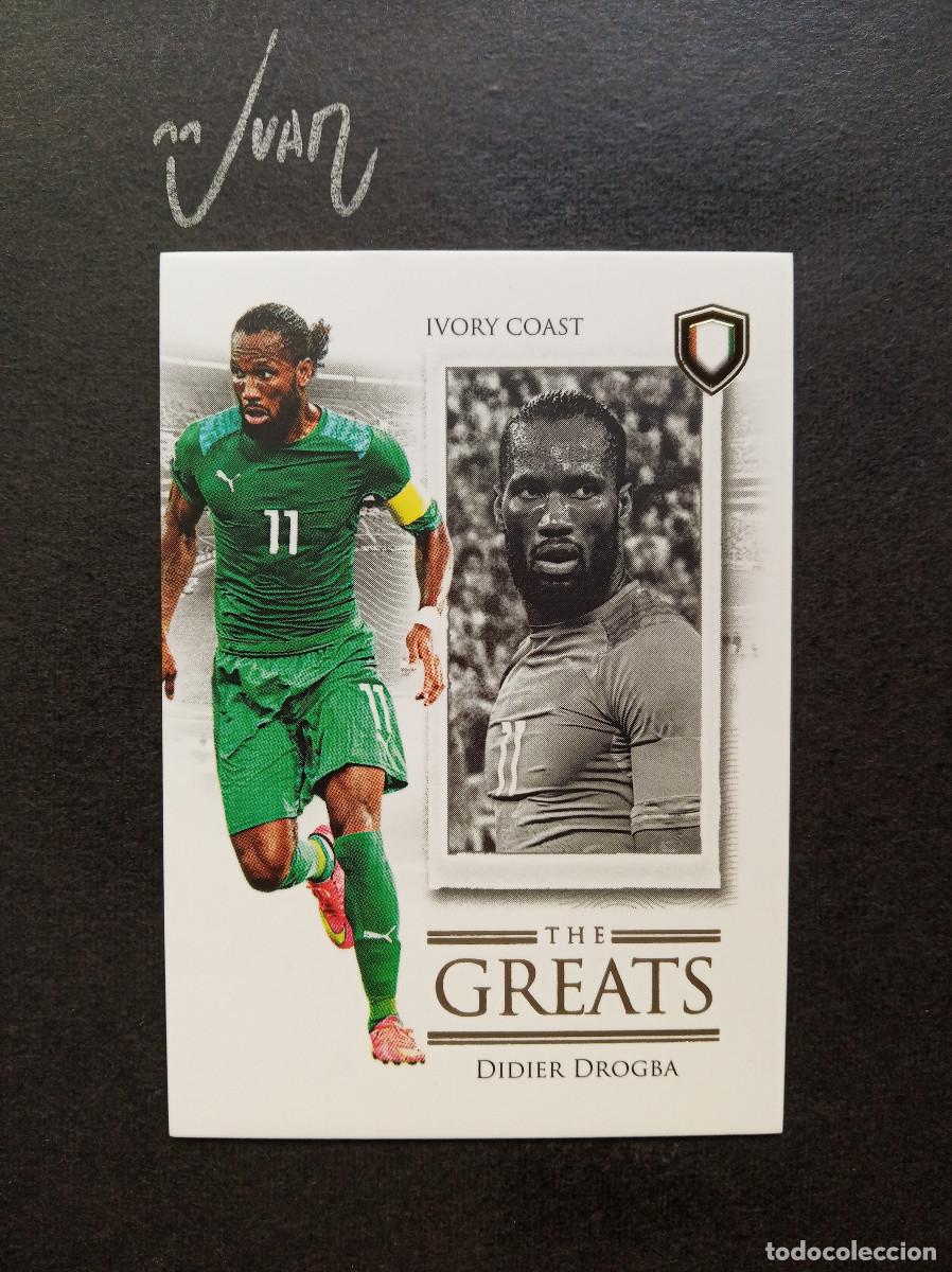 Figurine di Calcio: 105 GREATS DROGBA COSTA DE MARFIL CHELSEA ⚽ FUTERA &reg; FANS SELECTION FIFA 2024 2025 24 25 NUEVO