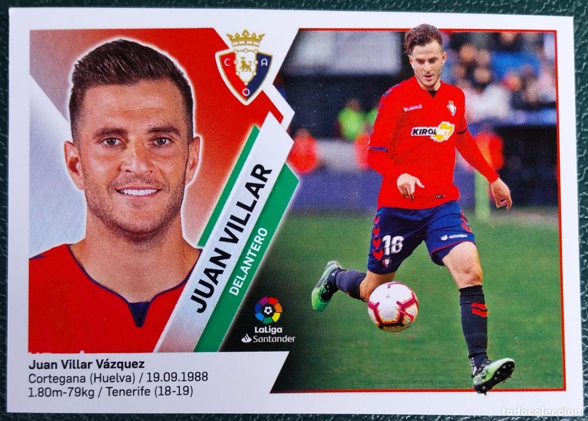 Football Stickers: 15 JUAN VILLAR OSASUNA CROMOS ALBUM EDICIONES ESTE 2019 2020 19 20