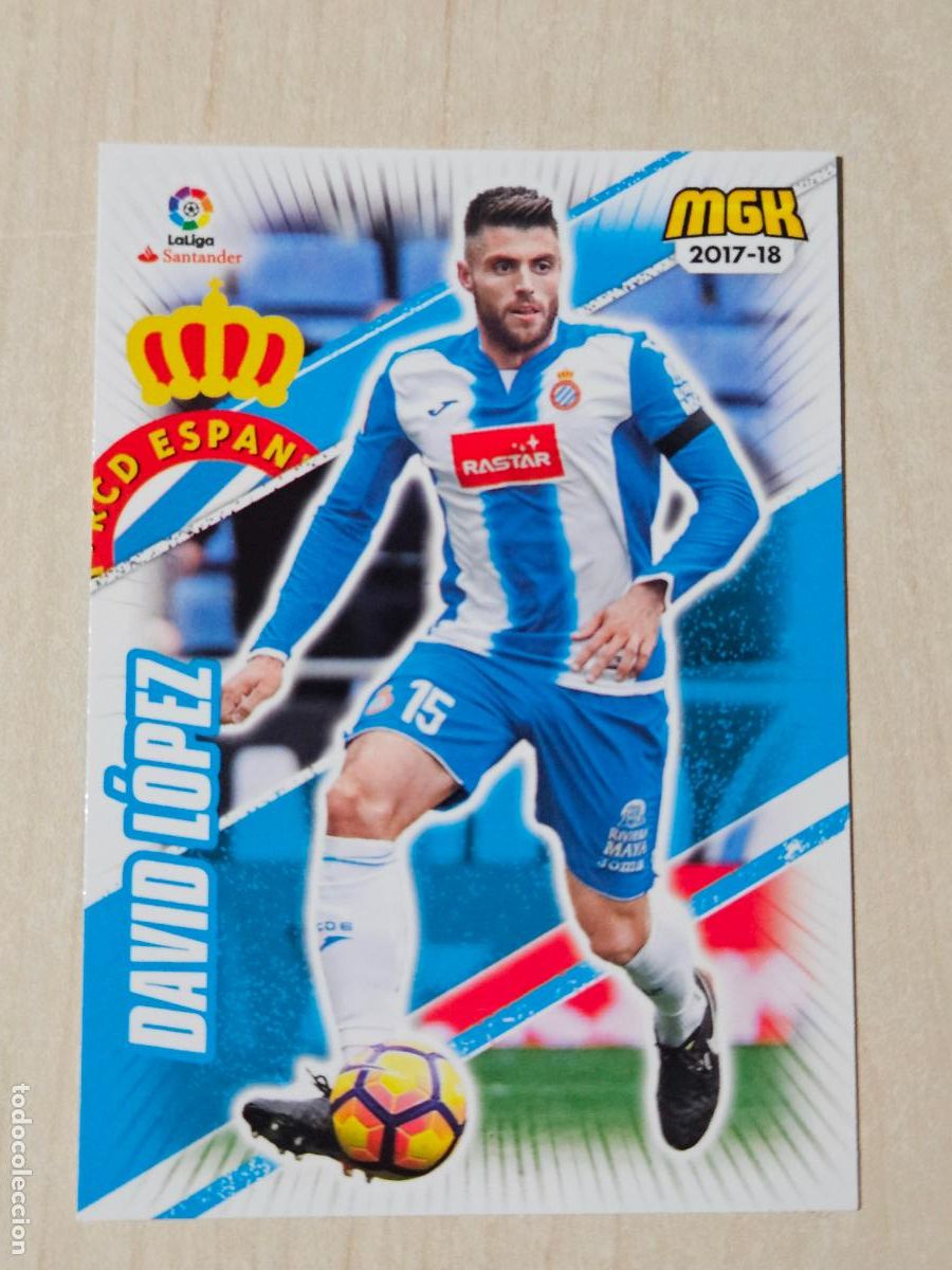Figurine di Calcio: CROMO N&ordm; 224 DAVID LOPEZ - MEGACRACKS 2017 18 - ESPANYOL
