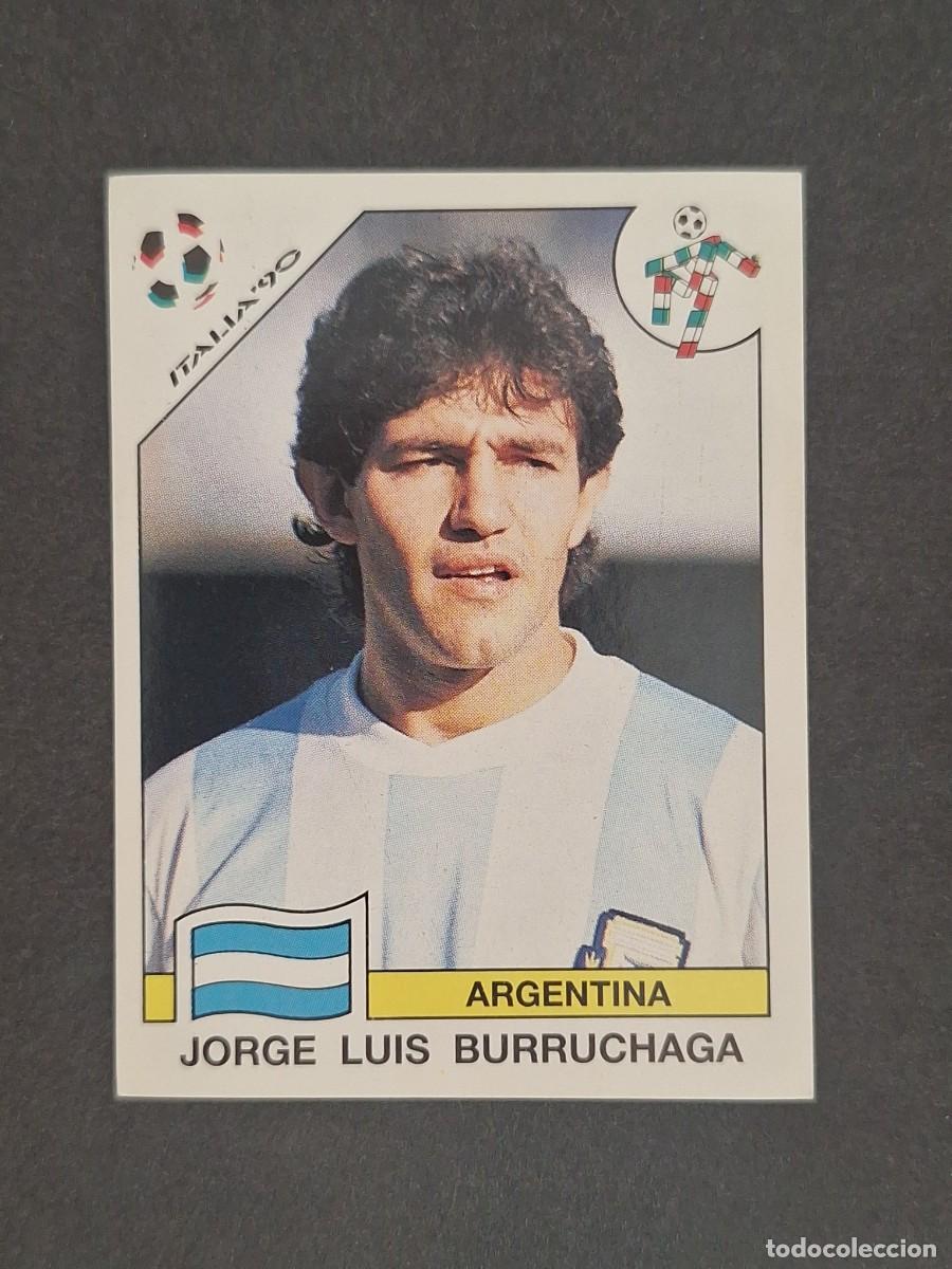 Figurine di Calcio: L3 JOSE L. BURRUCHAGA SELECCION ARGENTINA 127 MUNDIAL ITALIA 90 1990 PANINI NUNCA PEGADO SIN PEGAR