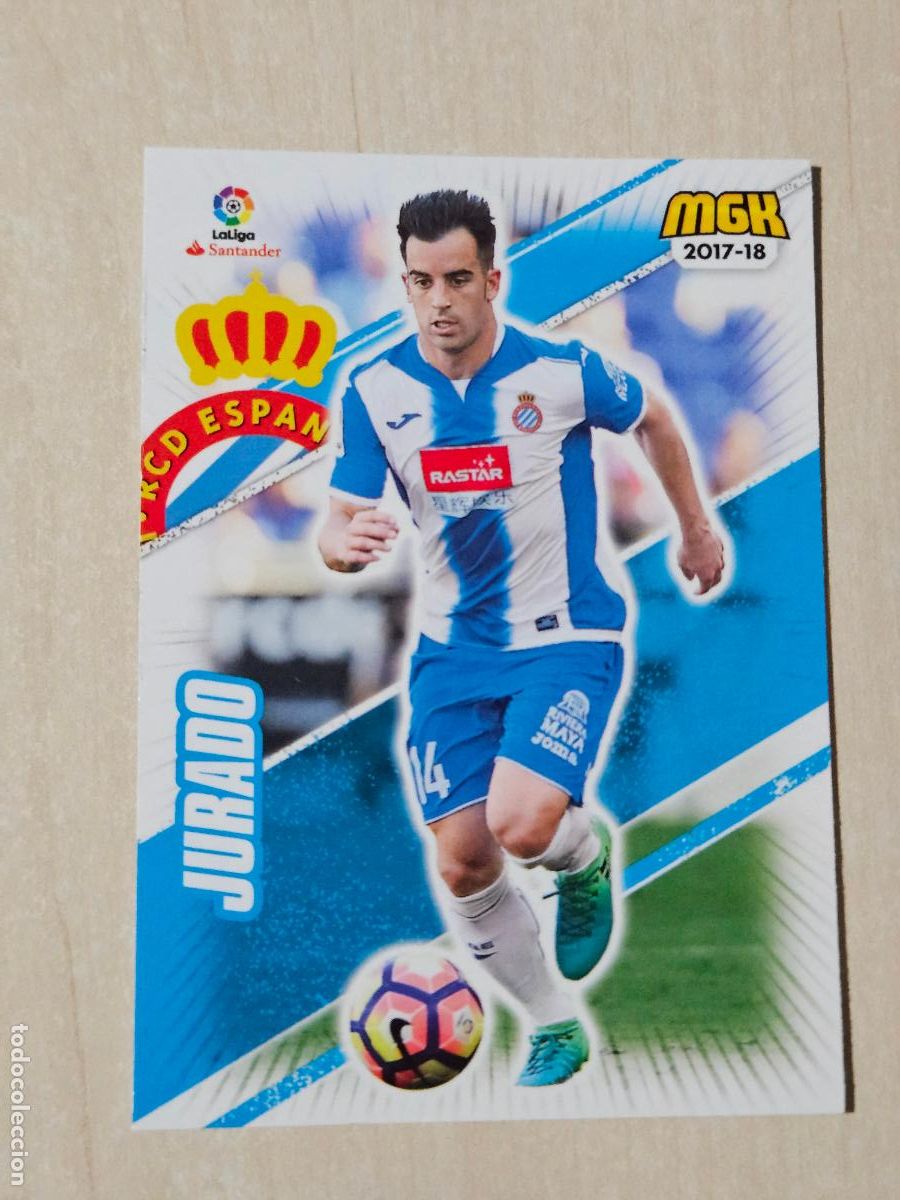 Figurine di Calcio: CROMO N&ordm; 229 JURADO - MEGACRACKS 2017 18 - ESPANYOL